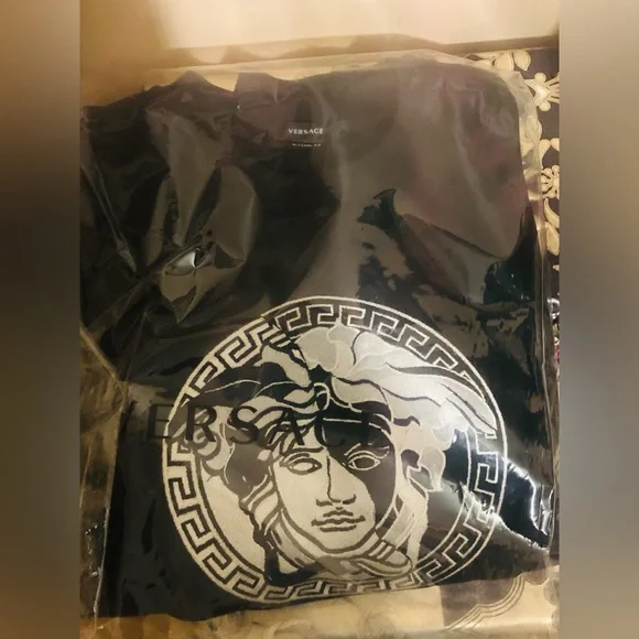 Versace embroidered Medusa Logo Cotton Jersey Sweatshirt 💎 - Picture 6 of 11
